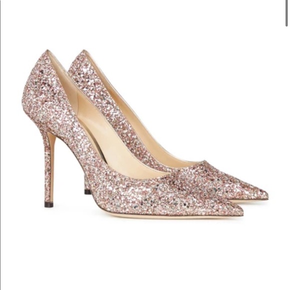 Jimmy Choo Romy 100 in gold- size 40 - Picture 5 of 7